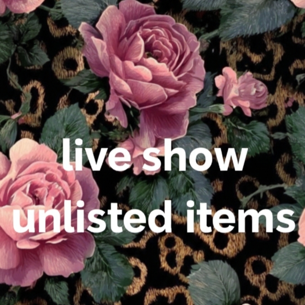 Unlisted Item/Random Run /Listen in / live show for conditions NO RETURNS